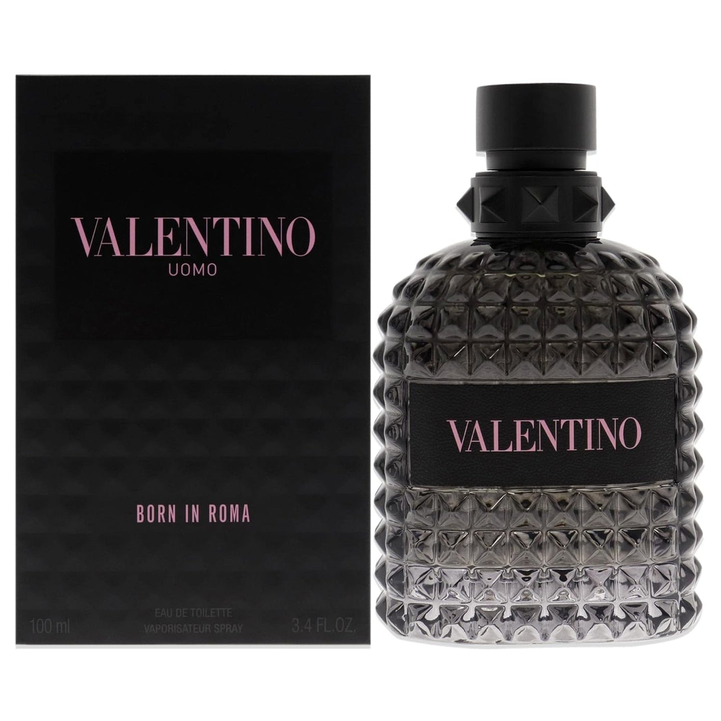 Valentino Uomo Born in Roma Eau de Toilette Cologne for Men (3.4 fl oz / 100ml)