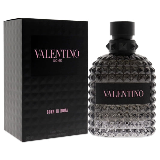 Valentino Uomo Born in Roma Eau de Toilette Cologne for Men (3.4 fl oz / 100ml)